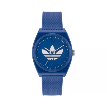 Часы с монохромным логотипом Adidas