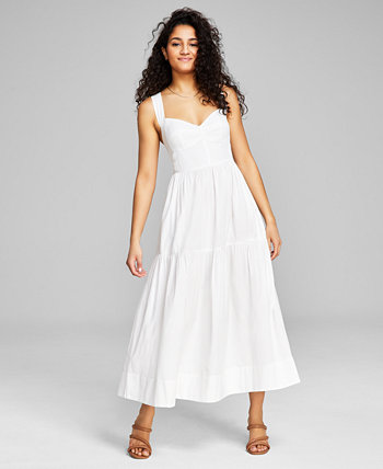 Women's Sweetheart-Neck Maxi Dress, Created for Macy's And Now This