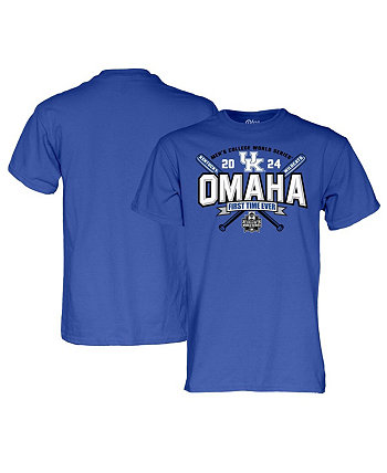 Мужская Джерси Blue 84 Kentucky Wildcats 2024 NCAA Men's Baseball College World Series Omaha Blue 84