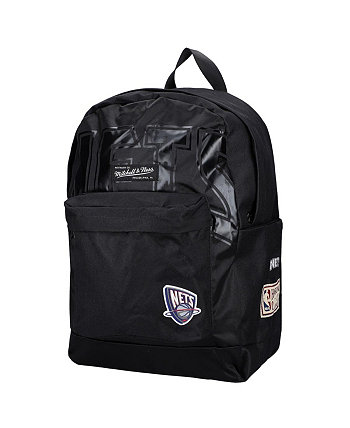 Черный рюкзак команды Brooklyn Nets для мальчиков и девочек Mitchell & Ness