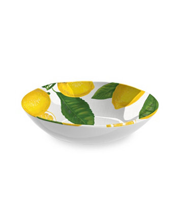 Сервировочная тарелка со свежим лимоном, 12 дюймов на 3 дюйма, 112 унций, меламин, набор из 1 шт. TarHong