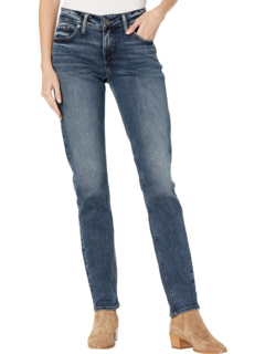 Прямые джинсы Elyse со средней посадкой L03403EDB328 Silver Jeans Co.