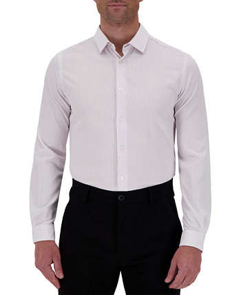 Мужская классическая рубашка узкого кроя с принтом Mini-X C-LAB NYC