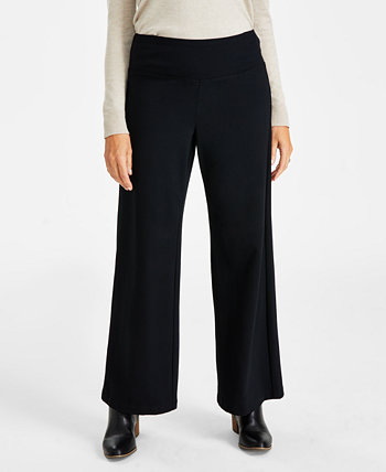 Petite Wide-Leg Pull-On Pants, Created for Macy's Style & Co