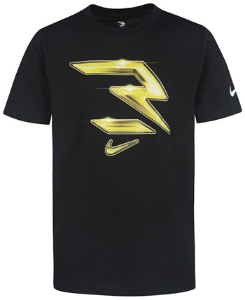 Big Boys Reflective Icon Short Sleeve T-shirt Nike 3BRAND by Russell Wilson