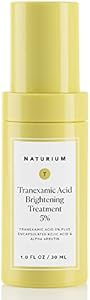 Naturium Multi-Bright Tranexamic Acid Treatment 5%, Skin Care with Encapsulated Kojic Acid & Alpha Arbutin, 1 Fl Oz Naturium