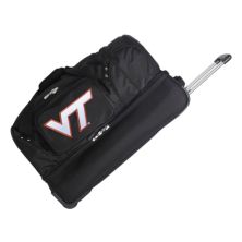 Virginia Tech Hokies 26 дюймов. Спортивная сумка на колесиках с откидным дном Denco