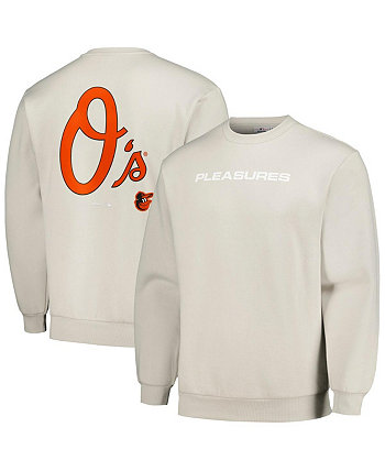 Мужской серый пуловер Baltimore Orioles Ballpark свитшот PLEASURES