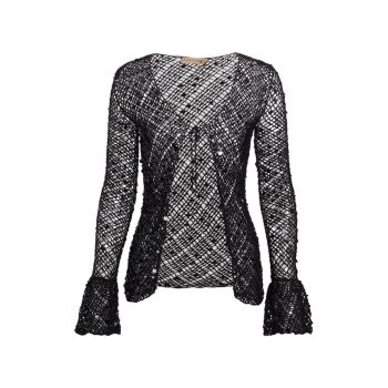 Wollemi Sequined Knit Cardigan Aya Muse