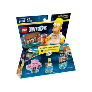 Игровой набор для создания уровня по мотивам Симпсонов для LEGO Dimensions, включая уникальный уровень «Приключение в Спрингфилде» Lego