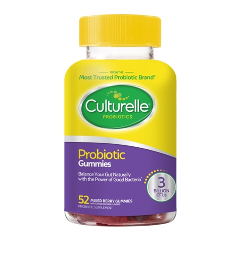 Culturelle Probiotic + Prebiotic Gummies Mixed Berry -- 52 жевательных конфеты Culturelle