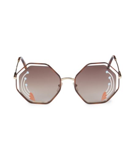 chloe hexagon sunglasses