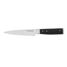 KitchenAid KO55LSSOHOBA Gourmet 5,5 дюйма Кованый нож с зазубринами и ножнами KitchenAid