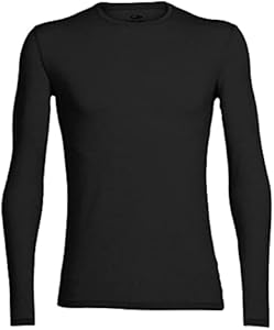 Icebreaker Men's Anatomica Cold Weather Base Layer Thermal Long Sleeve Crewneck T-Shirt Icebreaker