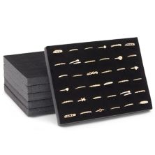 Foam Ring Holder, Jewelry Box Inserts (7.5 x 5.5 x 05 In, 6 Pack) Juvale