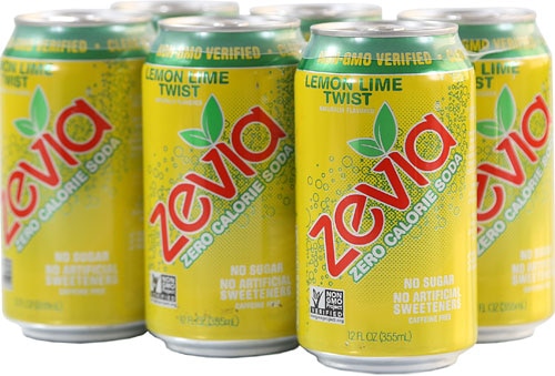 Zevia Zero Calorie Soda Lemon Lime Twist — 6 банок Zevia