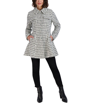 Женское однобортное твидовое пальто с юбкой Laundry by Shelli Segal