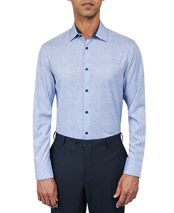 Мужская приталенная классическая рубашка с цветочным принтом Con.Struct, созданная для Macy's CONSTRUCT