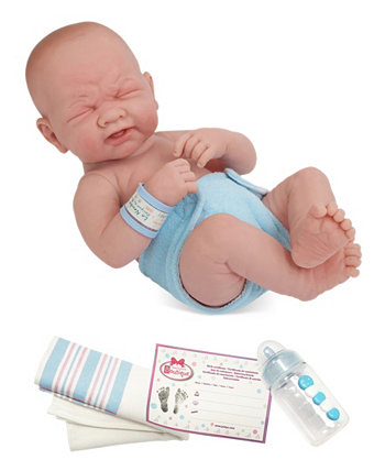 Реальная кукла для мальчика La Newborn First Tear 14 дюймов JC Toys