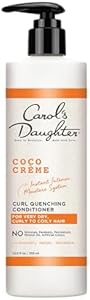 Carol’s Daughter Coco Creme Curl Quenching Conditioner for Very Dry Hair, with Coconut Oil, Paraben Free Hair Conditioner for Curly Hair, 12 oz Carol's Daughter