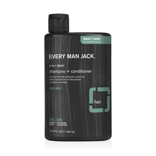 Шампунь + кондиционер Every Man Jack 2-в-1 - морская соль - 13,5 жидких унций Every Man Jack