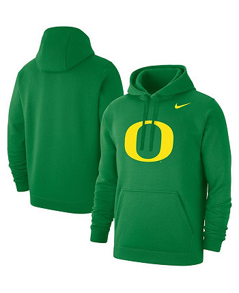 Мужская зеленая толстовка с капюшоном Oregon Ducks Primary Logo Club Nike