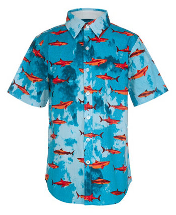 Рубашка Big Boys с принтом Cloud Shark Univibe