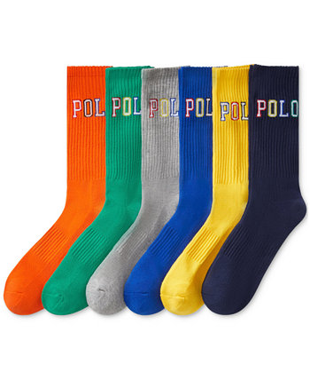 Мужские 6-Пк. Носки Polo с контуром Polo Ralph Lauren