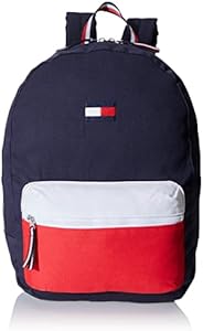 Tommy Hilfiger Unisex Patriot Colorblock Canvas Backpack Tommy Hilfiger