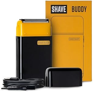 Shave Buddy, Mini Compact Foil Electric Face and Head Shaver, Long-Hair Trimmer & Thin Foil Blade, Lightweight & Water Resistant, 1 Count The Cut Buddy