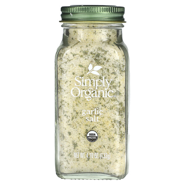 Чесночная соль, 4,70 унции (133 г) Simply Organic