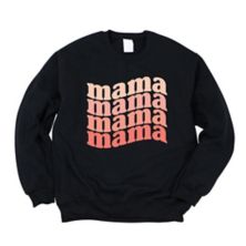 Retro Mama Wave Sweatshirt Simply Sage Market