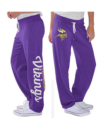Женские фиолетовые флисовые брюки Minnesota Vikings Scrimmage G-III