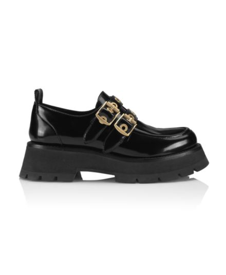 Kate Double Buckle Leather Loafers 3.1 PHILLIP LIM