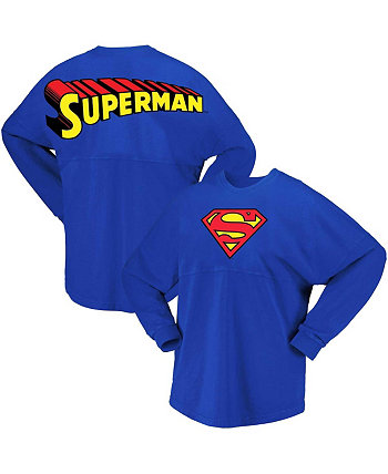 Мужская и женская футболка Royal Superman Original с длинным рукавом Spirit Jersey