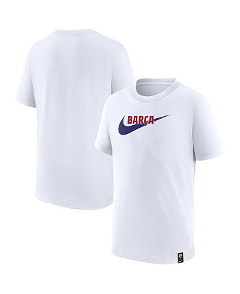 Белая футболка с галочкой Big Boys Barcelona Nike