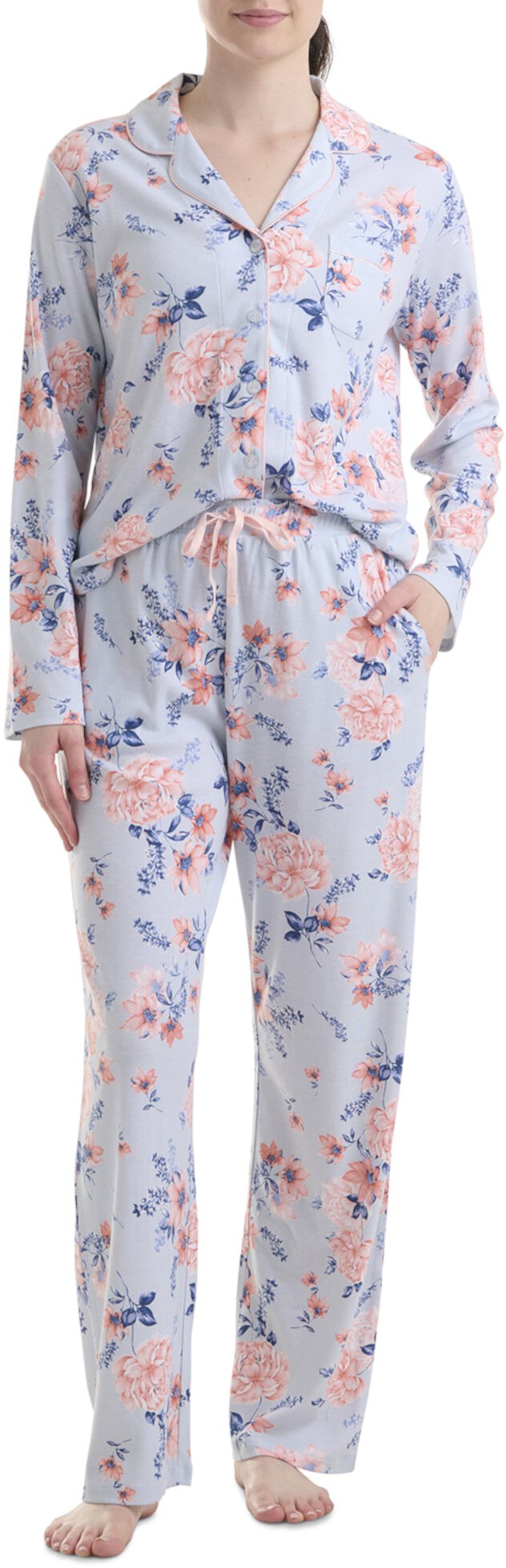 Пижамный комплект Petite Gramercy Park с длинными рукавами для подруги Karen Neuburger
