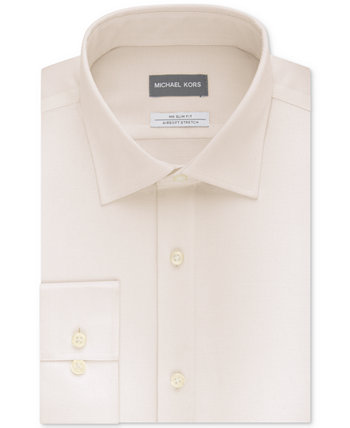 Мужская приталенная классическая рубашка из эластичного материала для страйкбола без железа Michael Kors