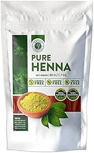 Henna Cosmetics Henna Hair Color & Beard Dye for Men, Black, 100% Natural Hair Dye, 100 Grams / 3.5 Ounce Indigo Powder for Hair Organic HENNA COSMETICS CYPRI