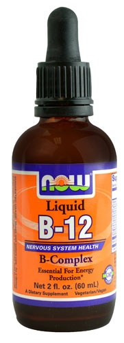 СЕЙЧАС B-12 жидкий — 2 жидких унции NOW Foods