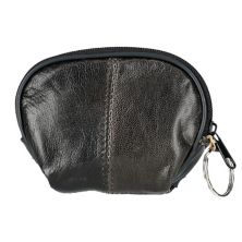 Leather Compact Zipper Coin Pouch Wallet CTM