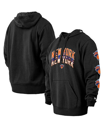 Мужская черная толстовка с капюшоном New York Knicks 2022/23 City Edition Big and Tall Pullover New Era