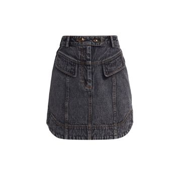 Ledgebrook Denim Mini Skirt Acler