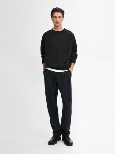 100% wool knit sweater Massimo Dutti