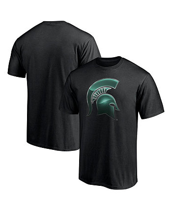 Мужская черная футболка с талисманом команды Michigan State Spartans Team Midnight Fanatics