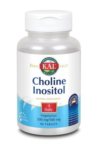 KAL Холин Инозитол - 500 мг - 90 Таблеток KAL