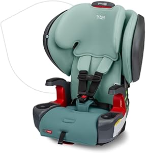 Britax Grow with You Harness-2-Booster Car Seat, 2-in-1 High Back Booster, Quick-Adjust 5-Point Harness, Mod Black Britax