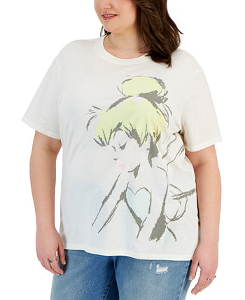 Модная футболка больших размеров с рисунком Тинкер Белл Disney