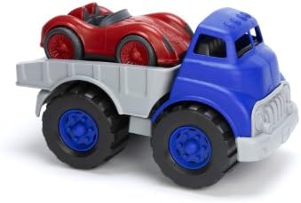 Игрушка для машины Green Toys Плоский грузовик с гоночным автомобилем Green Toys