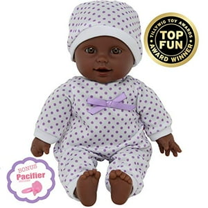 The New York Doll Collection Body African American Newborn Doll Playset, 2 Pieces The New York Doll Collection